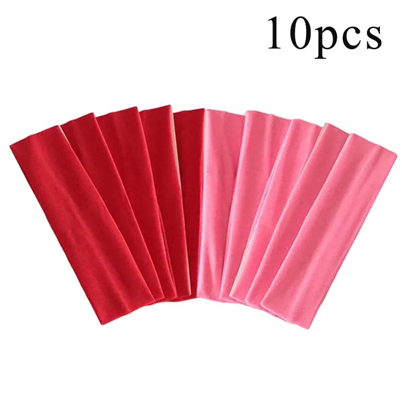 Solid Color Elastic Sports Headband