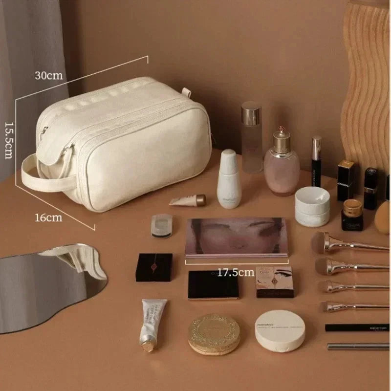 Waterproof PU Leather Cosmetic Bag
