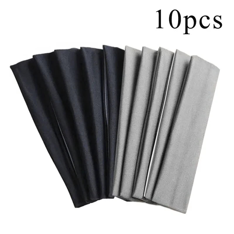Solid Color Elastic Sports Headband