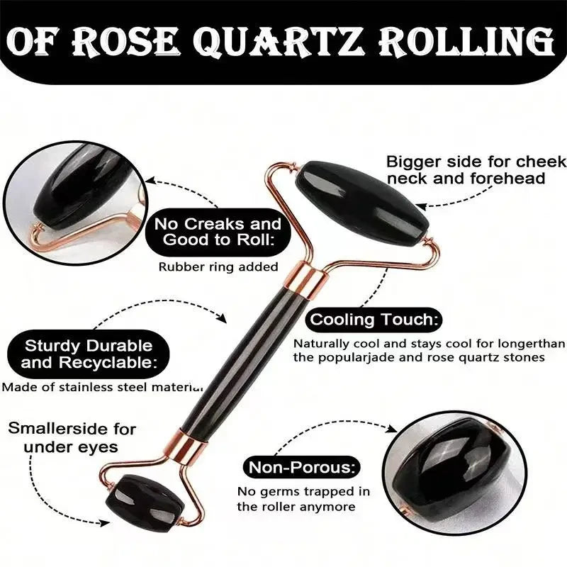 Facial Ice Roller and Gua Sha Set