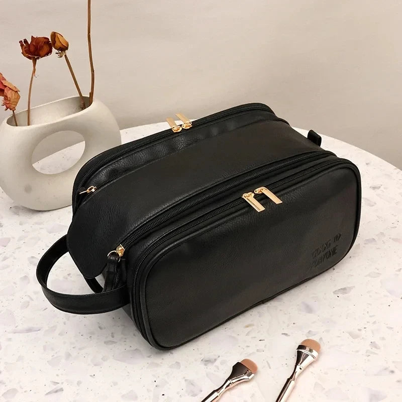 Waterproof PU Leather Cosmetic Bag